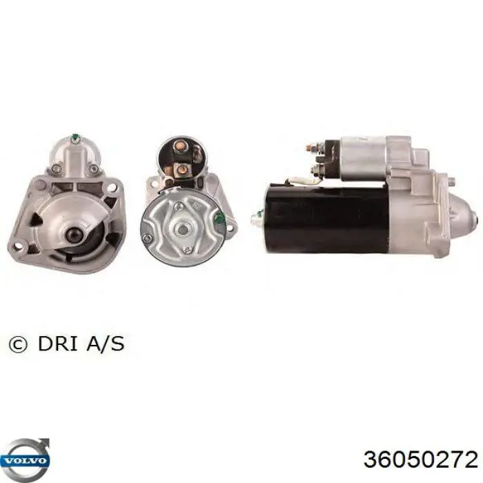 Стартер Volvo 36050272 ціна, від 36.60 USD