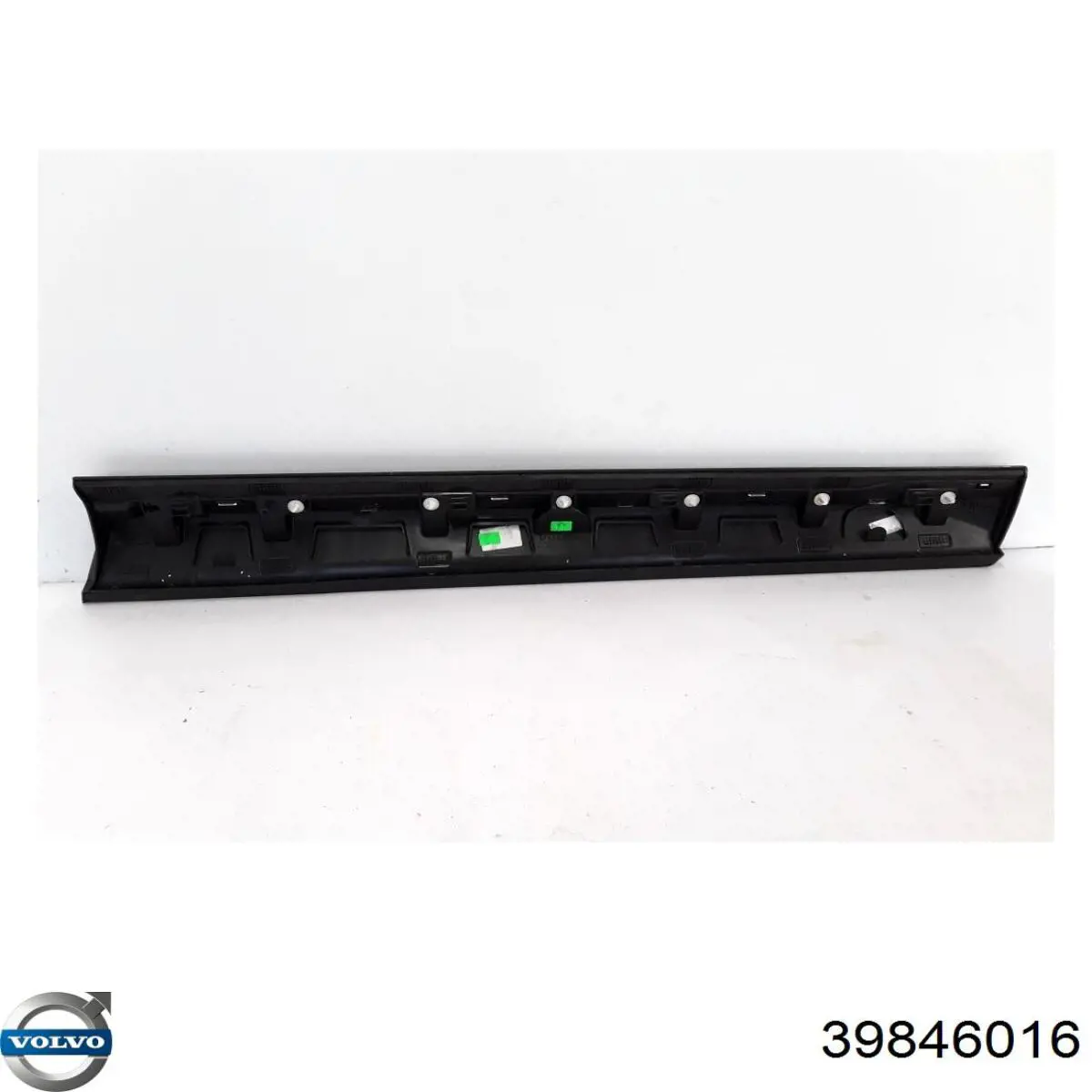 39846016 Volvo Молдинг передніх лівих дверей, нижній