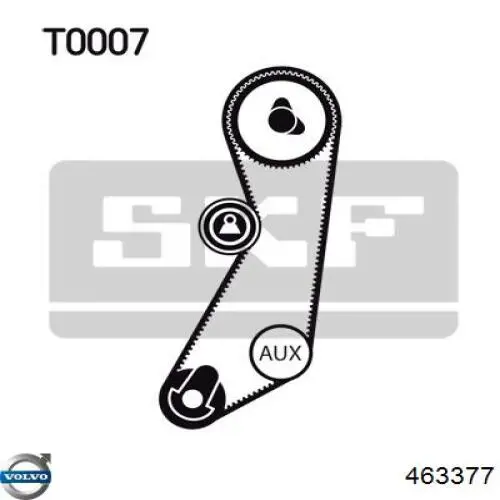Купити 463377 Volvo Ремінь газорозподільного механізму