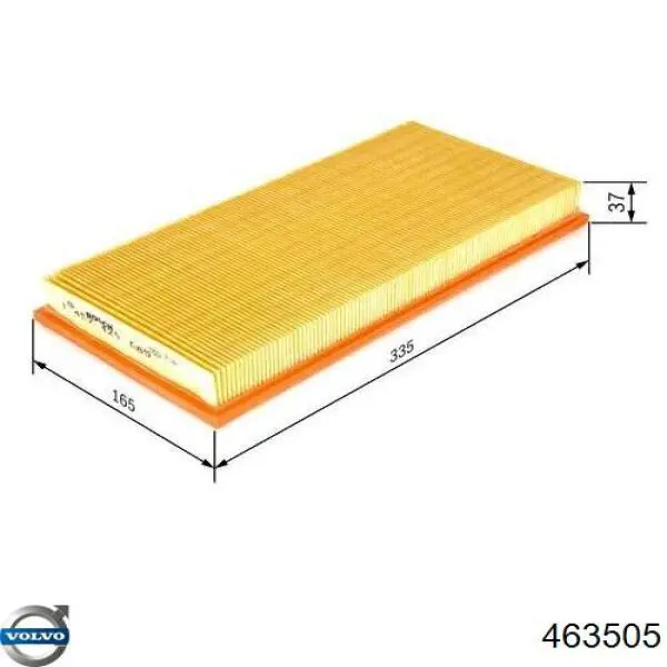 Купити 463505 Volvo Автомобільний фільтр повітря