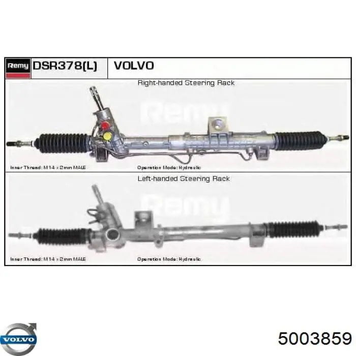Управління рульове в зборі Volvo 5003859 ціна, від 1298.03 USD