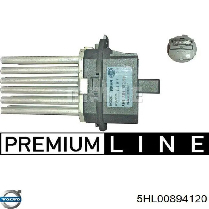 Купити 5HL00894120 Volvo Електропідігрівач повітря системи опалення салону