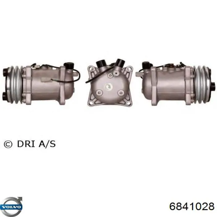 Компресор системи кондиціювання Volvo 36000820 ціна, від 946.92 USD