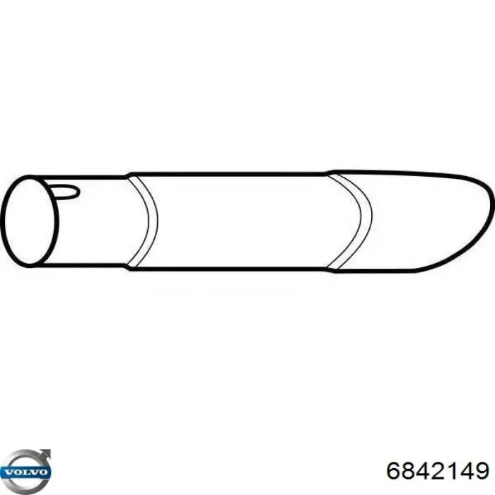 Купити 31372154 Volvo Насадка на глушник