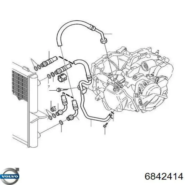  Volvo 6842414 ціна, від 8.63 USD