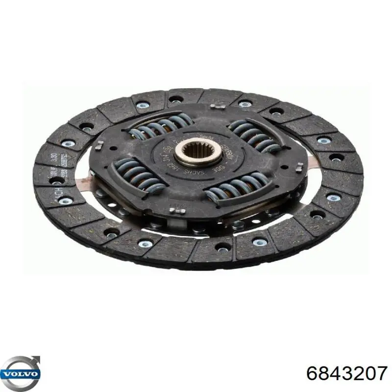 Зчеплення Volvo 6843207 ціна, від 142.60 USD
