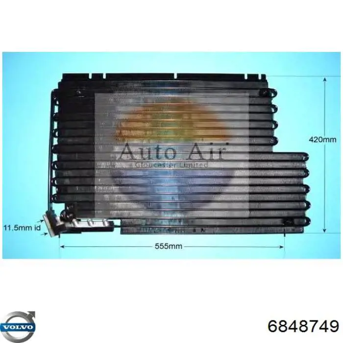 Купити Радіатор кондиціонера Volvo 940  944