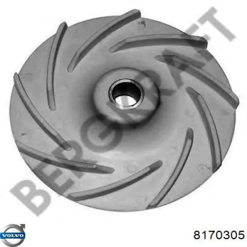 Помпа охолодження Volvo 8170305 ціна, від 121.71 USD