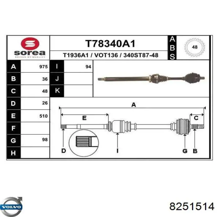  8251514 Volvo