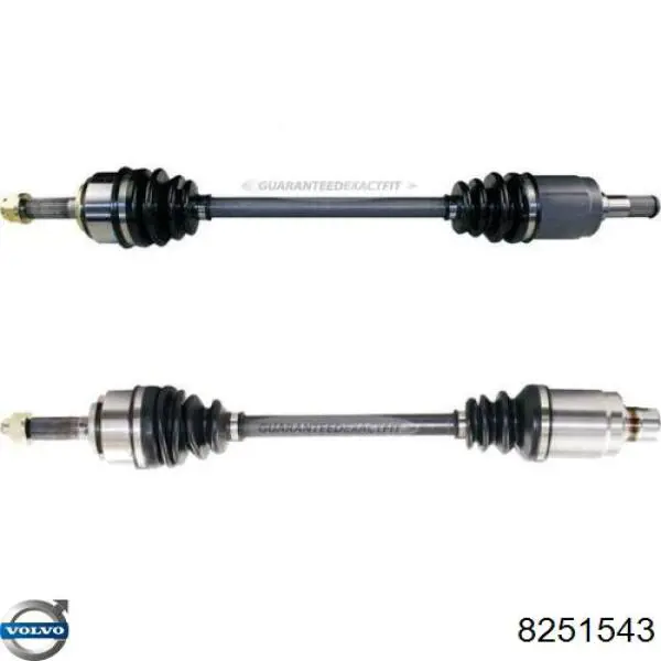 Піввісь передня, права Volvo 8602190 ціна, від 381.36 USD