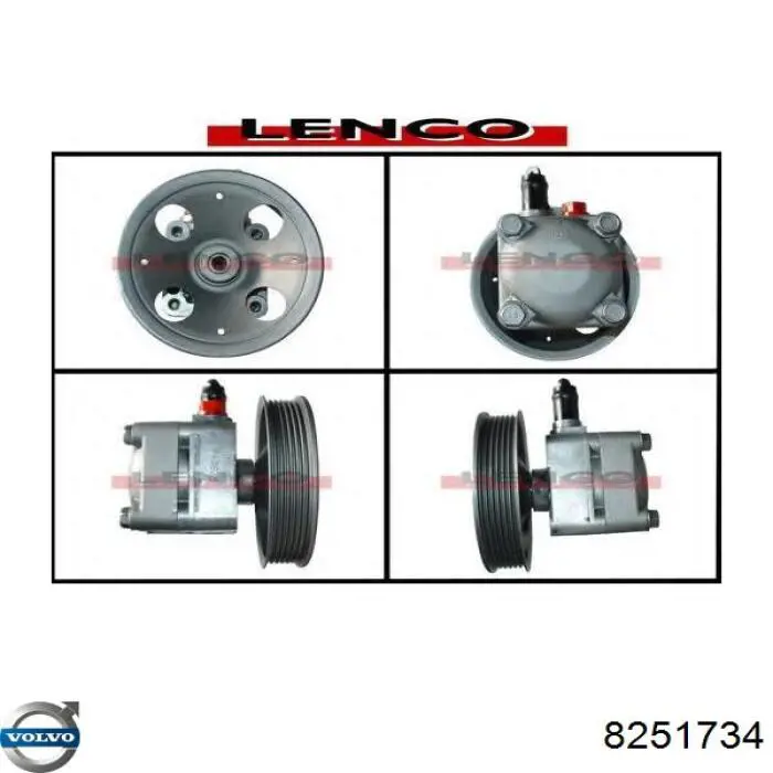 Купити 8251734 Volvo Насос гідравліки