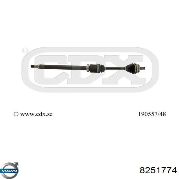 Купити 8251774 Volvo ШРУС внутрішній, тришиб/трипод/тріпоід