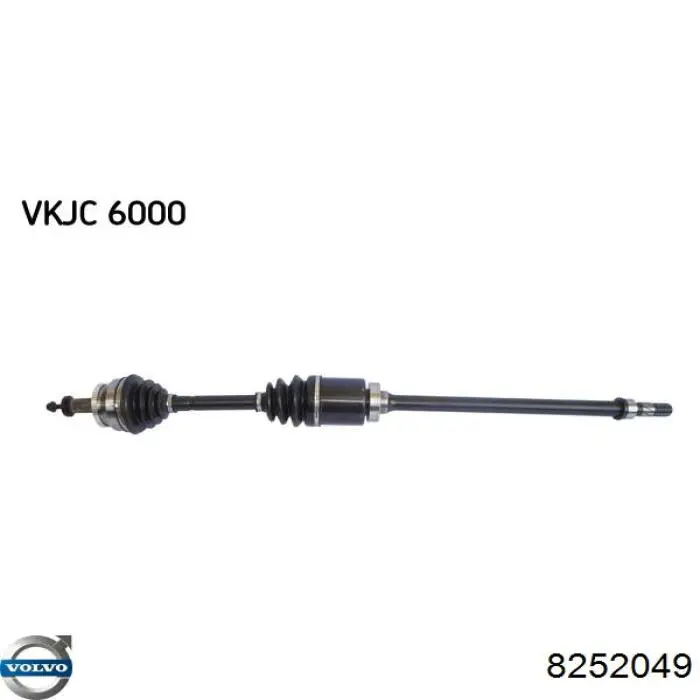 Піввісь передня, права Volvo 8252049 ціна, від 132.72 USD