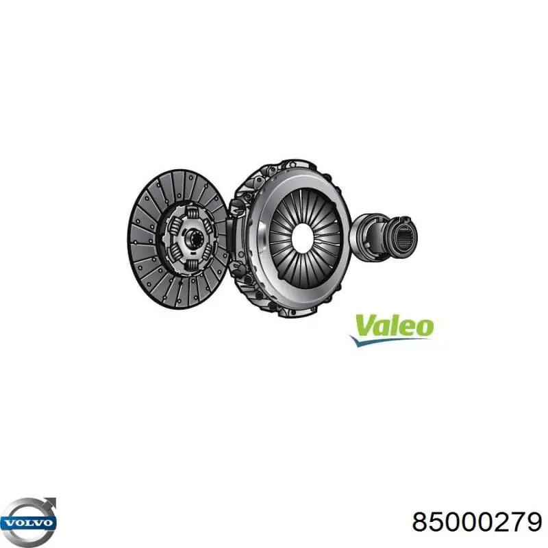 Зчеплення Volvo 85000279 ціна, від 319.48 USD