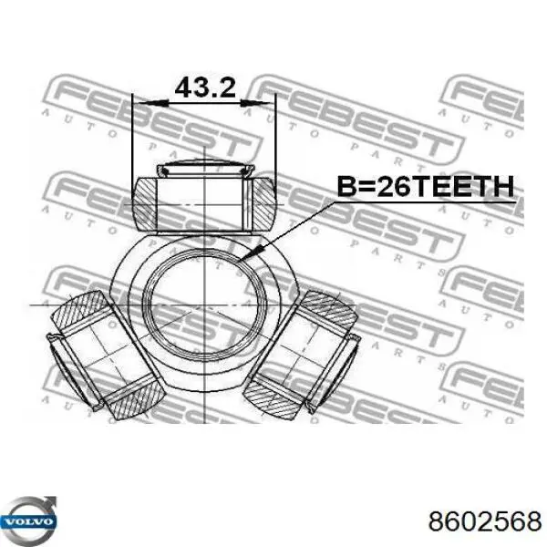 Купити BB3775 Posterparts Піввісь права