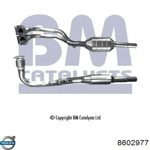 Каталізатор 8602977 Volvo