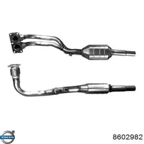 Конвертор-каталізатор (каталітичний нейтралізатор) Volvo 8602982 ціна, від 2066.31 USD