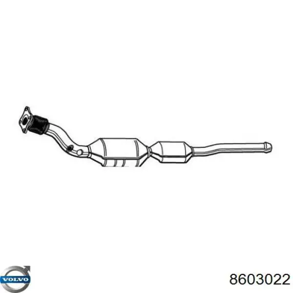 Каталізатор 8603022 Volvo