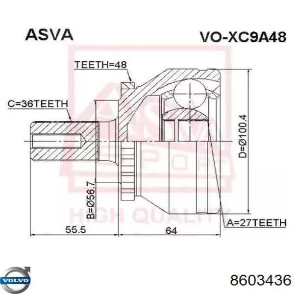  8603436 Volvo