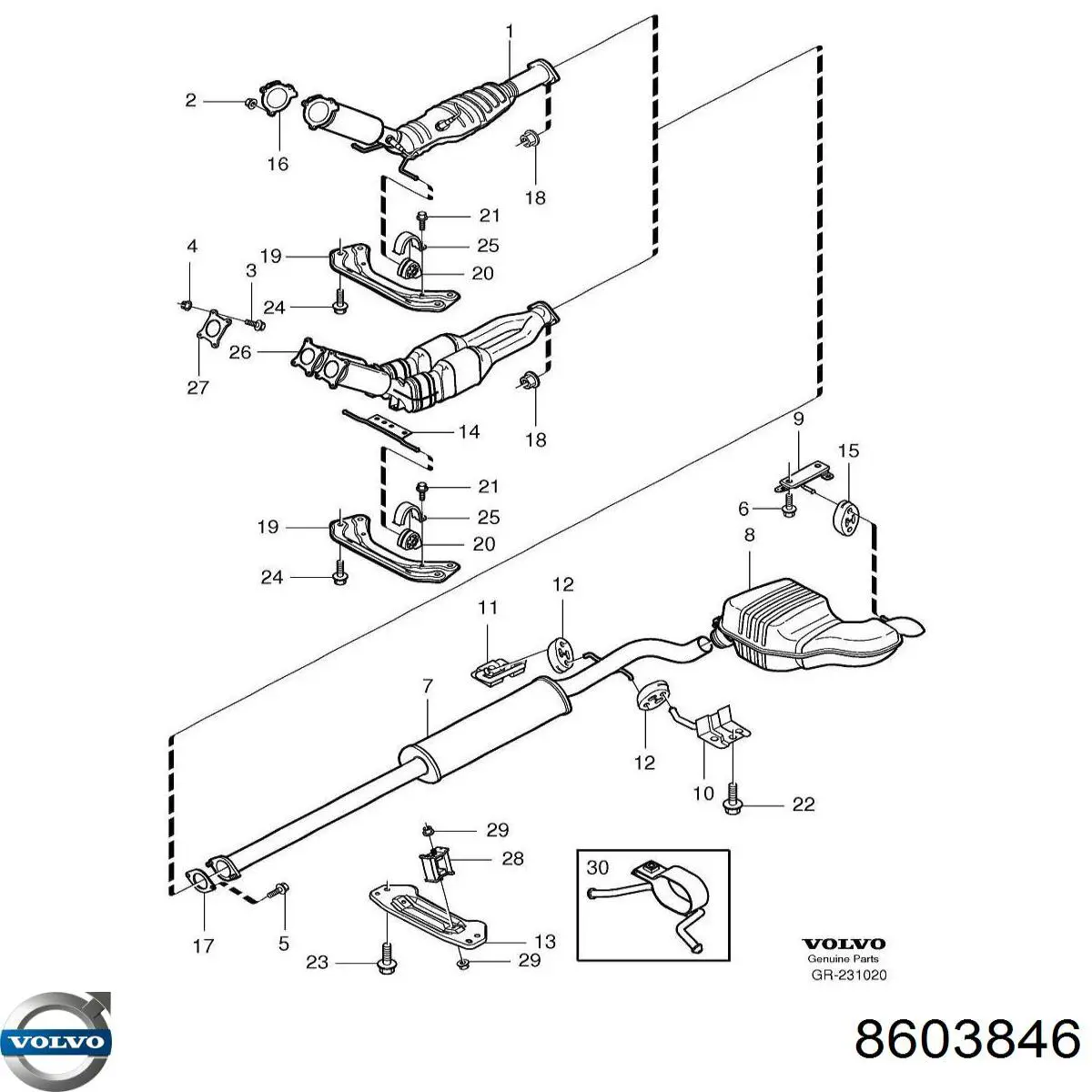 Купити 8603846 Volvo 