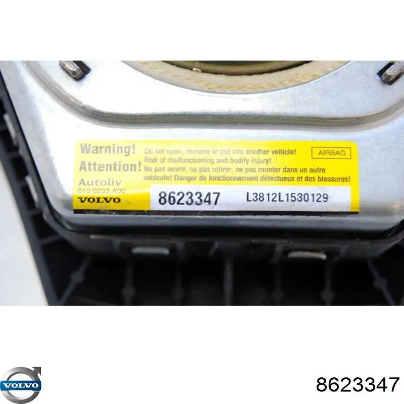 Подушка Айрбег водія Volvo 8623347 ціна, від 28.18 USD