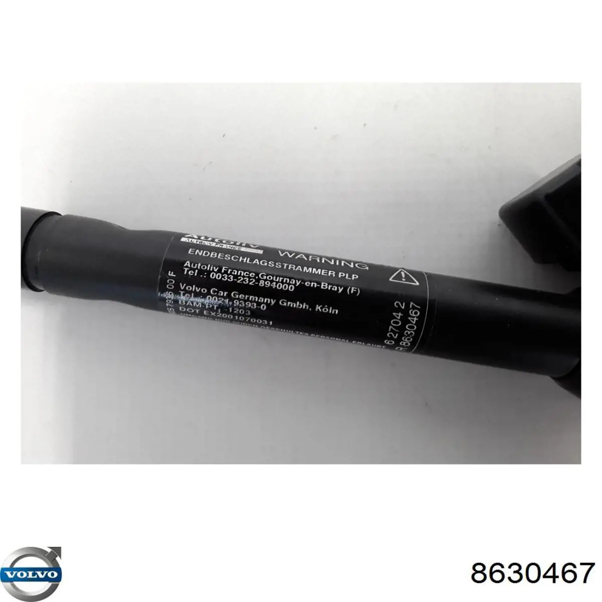 Пасок безпеки передній лівий Volvo 8630467 ціна, від 22.52 USD