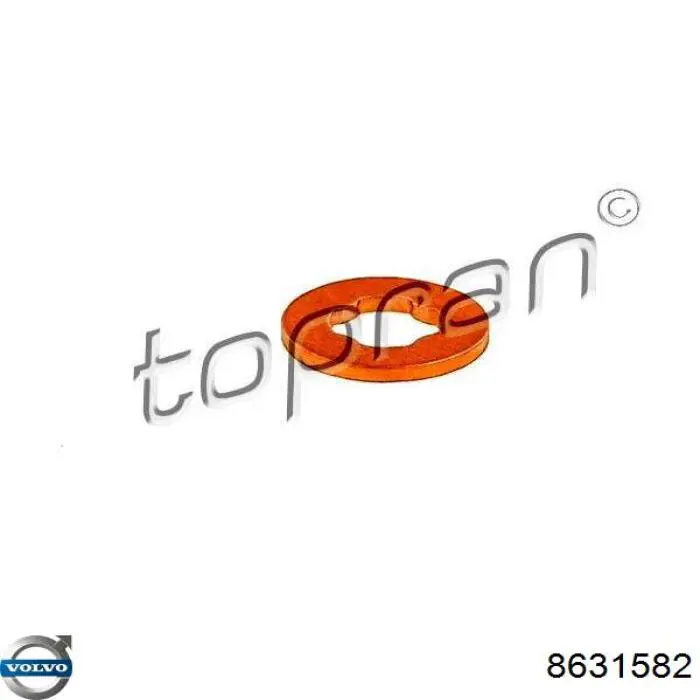 Ущільнююче кільце форсунок інжектора Volvo 8631582 ціна, від 1.13 USD