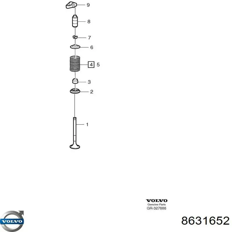 Купити 8631652 Volvo Сальник клапана