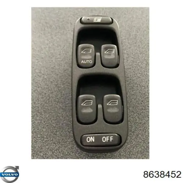 Кнопковий блок керування склопідіймачами передній лівий Volvo 8638452 ціна, від 39.19 USD