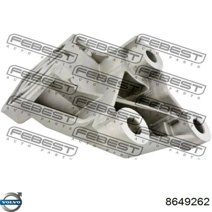 Кронштейн подушки (опори) двигуна, передньої Volvo 8649262