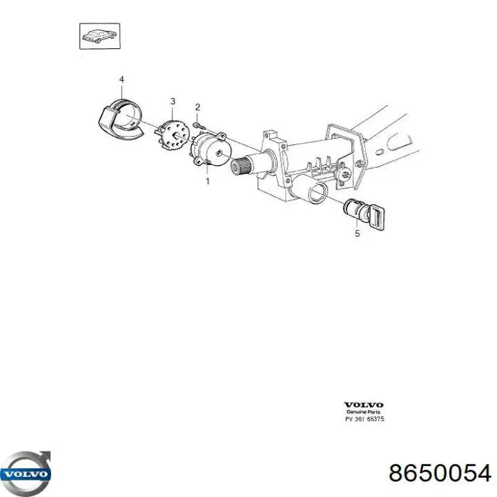  Volvo 9459503 ціна, від 88.69 USD