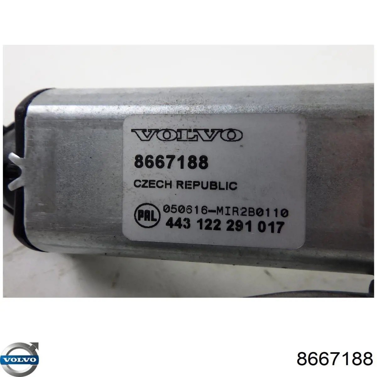 Моторчик заднього склоочисника 8667188 Volvo