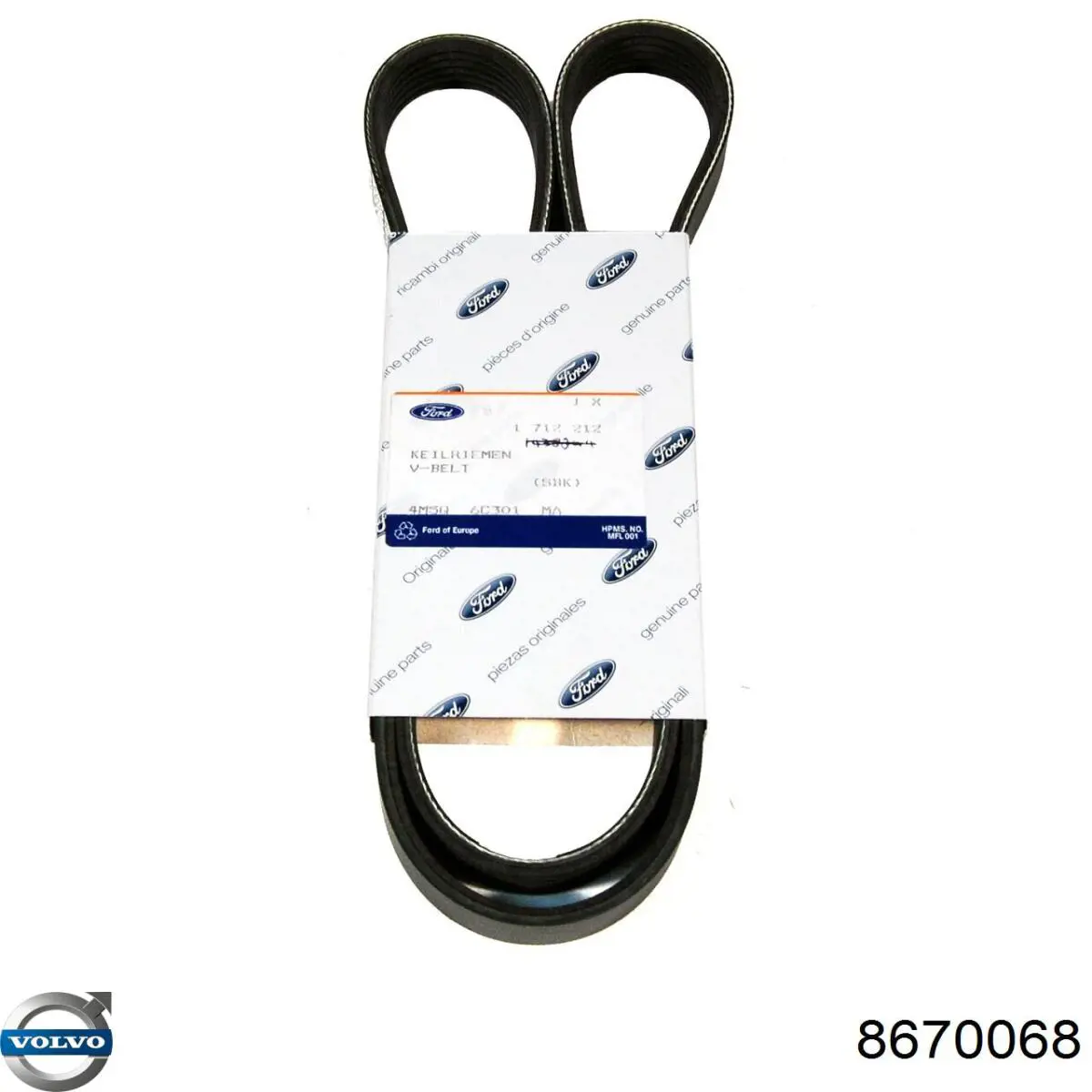 Купити 8670068 Volvo Ремінь генератора