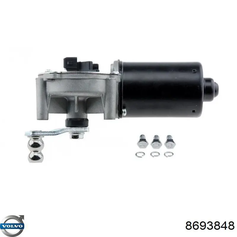 Двигун склоочисника лобового скла (трапеції) 8693848 Volvo