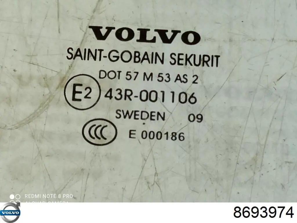  Volvo 8693974 ціна, від 50.96 USD