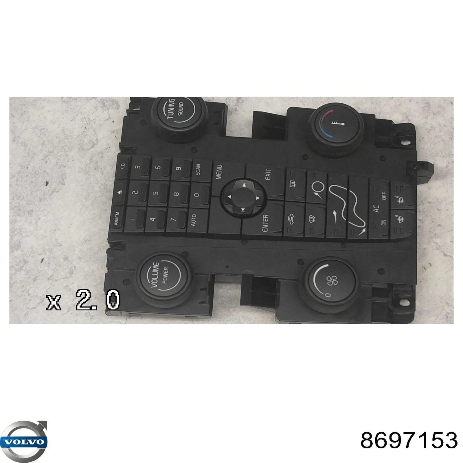  Volvo 8697153 ціна, від 14.09 USD