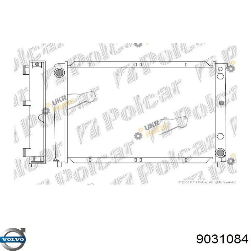 Радіатор основний Volvo 9031084 ціна, від 277.71 USD