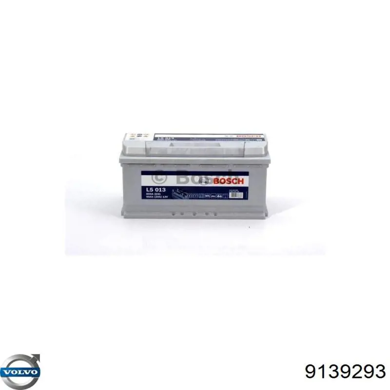 Батарея акумуляторна Volvo 9139293 ціна, від 138.07 USD