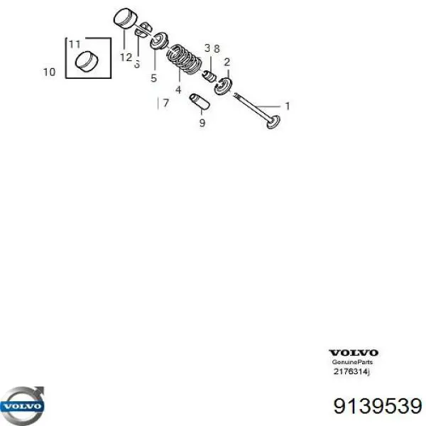  Volvo 9139539 ціна, від 5.38 USD
