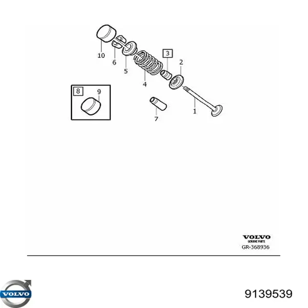Купити 9139539 Volvo 