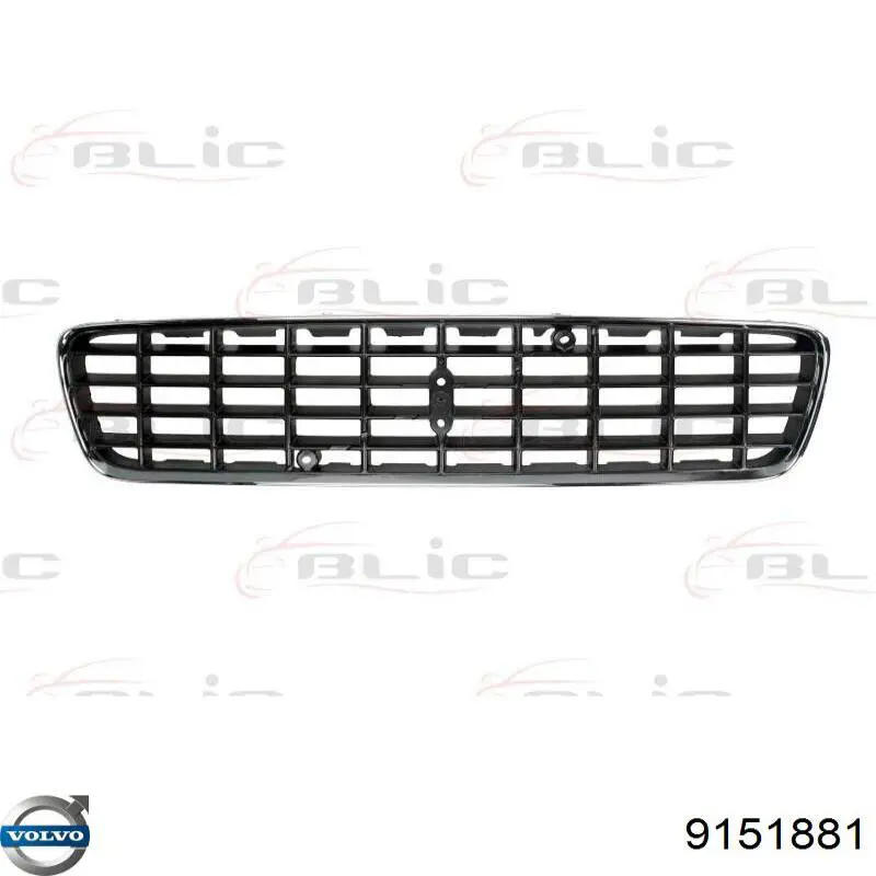 Облицювання радіатора Volvo 9151881 ціна, від 61.23 USD