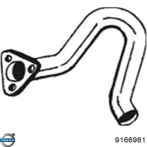 Купити 9166981 Volvo Насадка на глушник