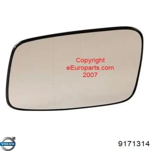Купити 3512539 Volvo Дзеркальний елемент дзеркала заднього виду, лівого