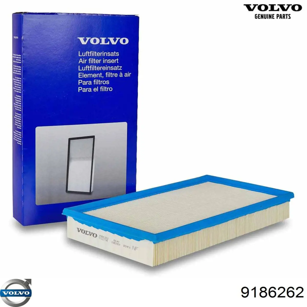 Купити 9186262 Volvo Автомобільний фільтр повітря