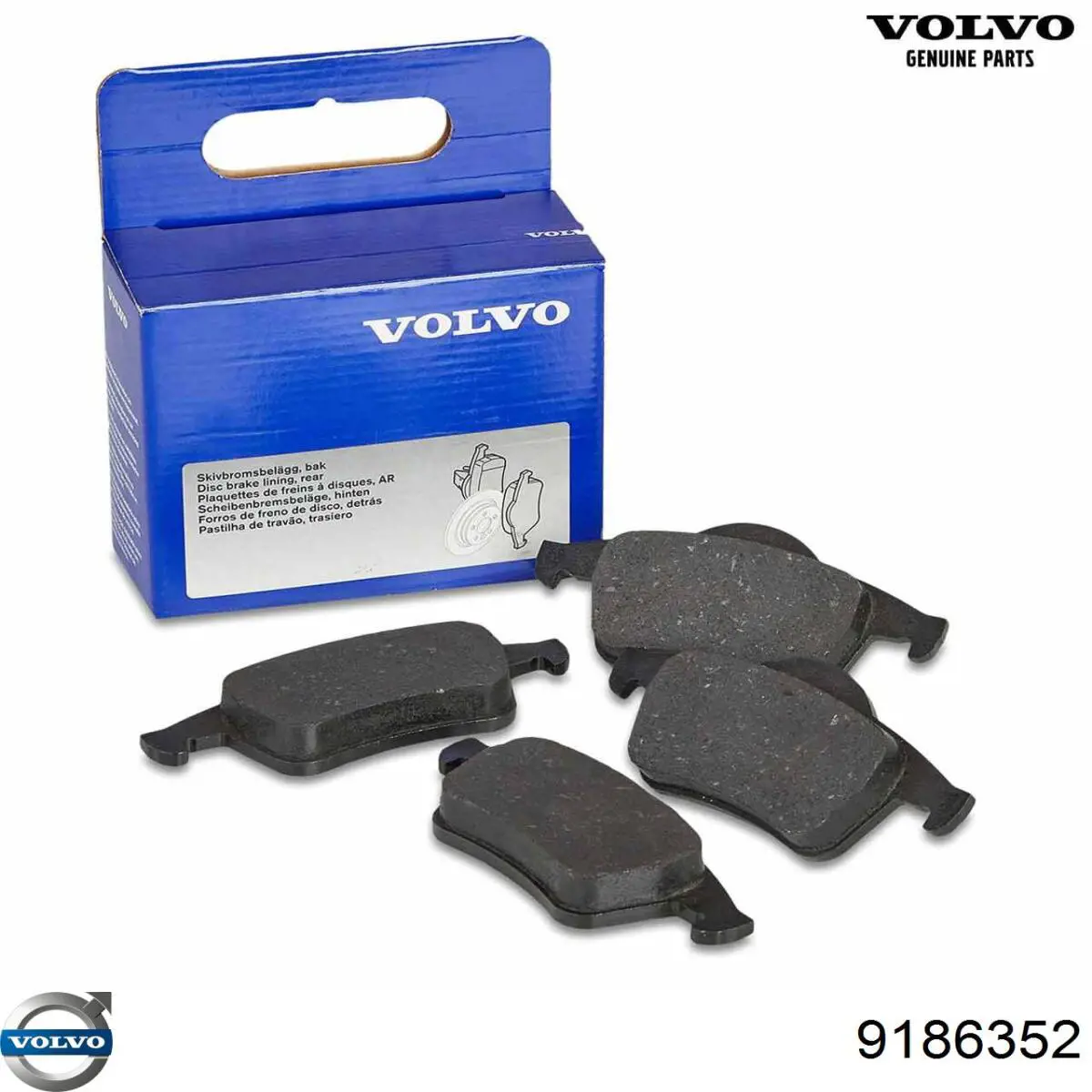 9186352 Volvo Поліклиновий ремінь