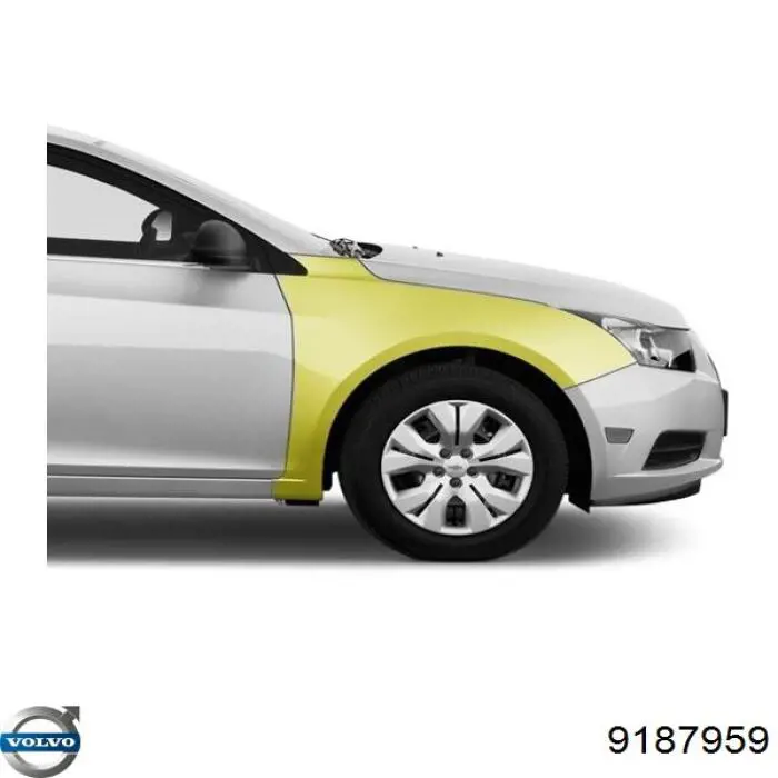 Переднє праве крило Polcar 906002