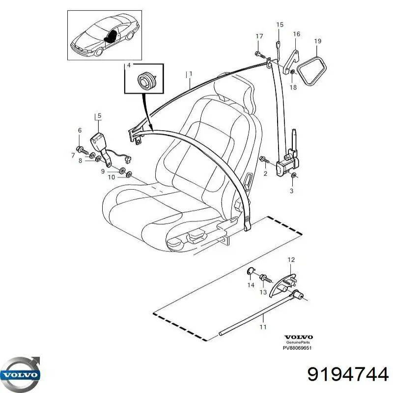 Купити 9194744 Volvo 