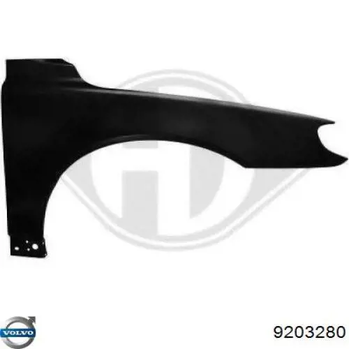 Крило переднє праве Volvo S80 I седан (TS, TH, KV) (1998 - 2006) ціна, від 73.51 USD