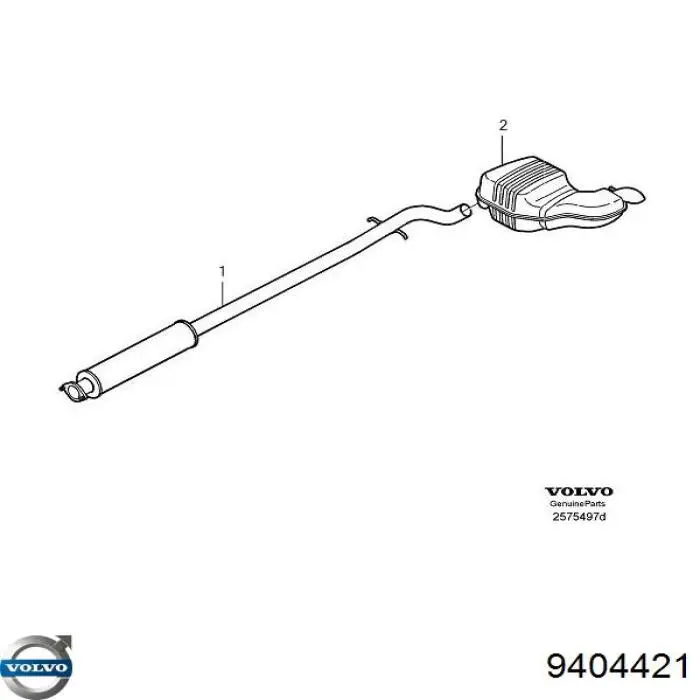 Купити 2081478 Ford Вихлоп