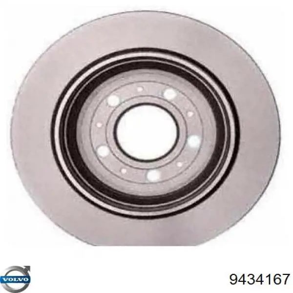 Купити 9434167 Volvo Диск заднього гальма
